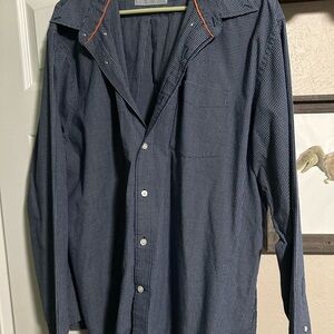 Men's Blue Checkered Shirt